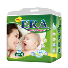 Customize Soft Breathable Cute Disposable Baby Nappy Baby Diaper with High Absorption
